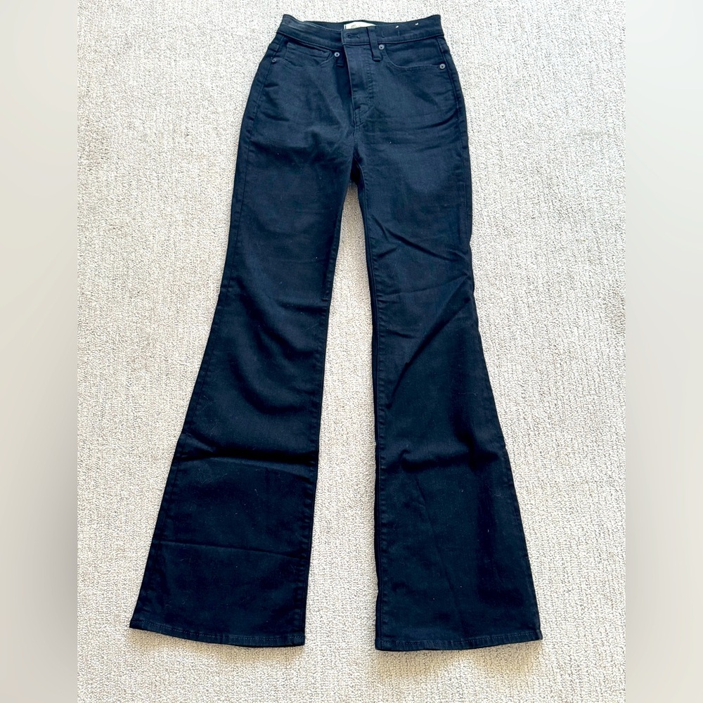 Women’s Black Madewell High Rise Flare Jeans